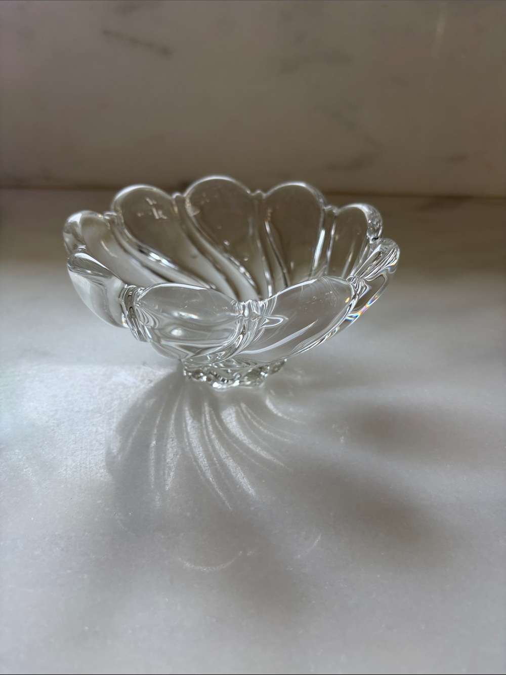 Mikasa Clear Crystal Peppermint Bowl